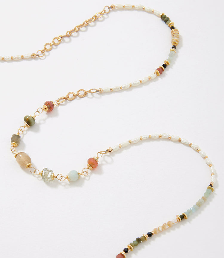 Gemstone Collage Necklace