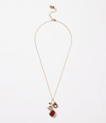 Gemstone Cluster Necklace