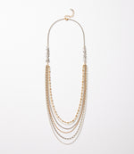 Metallic Multistrand Necklace