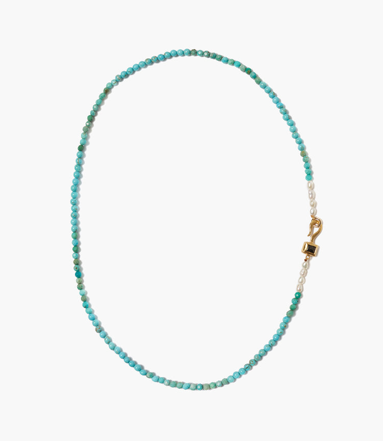 Chan Luu Beaded Turquoise Stone Necklace