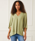 Bracelet Sleeve Asymmetric Top