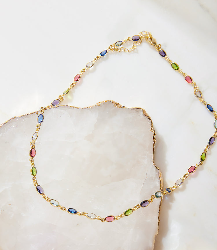 Multi Gemstone Necklace