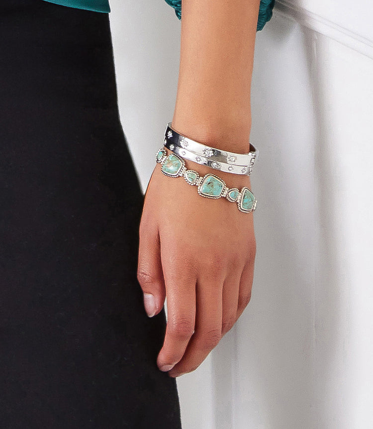 Crystal Starburst Bangle