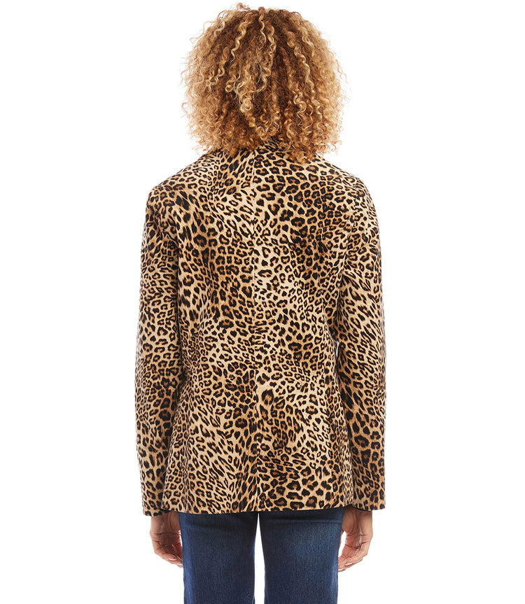 Leopard Corduroy Jacket