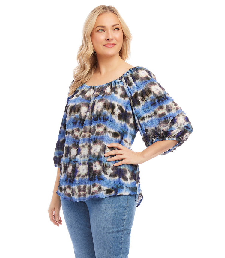 Plus Size Peasant Top