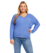 Plus Size V-Neck Sweater