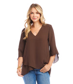 Bracelet Sleeve Asymmetric Top