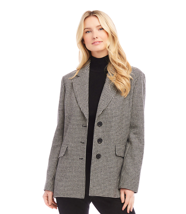 Houndstooth Blazer