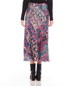 Bias Cut Midi Skirt