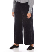 Plus Size Crushed Velvet Pants