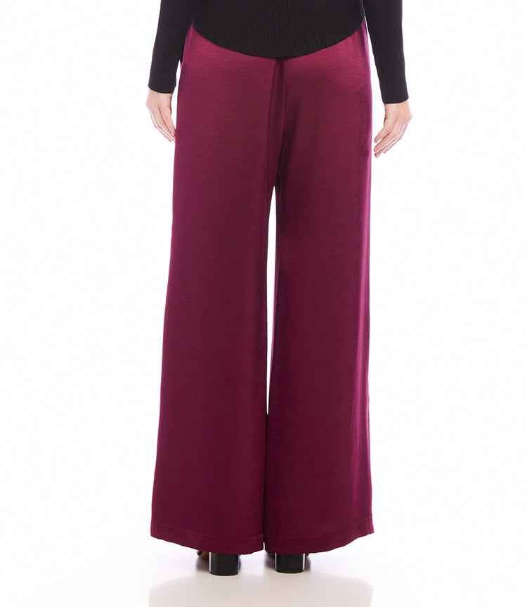 Wide Leg Satin Pants