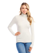 Ribbed Turtleneck Top