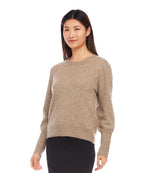 Button Sleeve Sweater