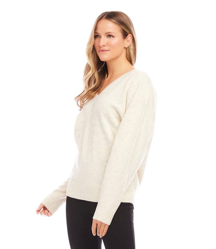 Oversized V-Neck Sweater