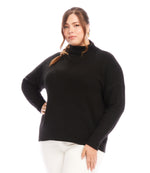 Plus Size Mock Neck Sweater