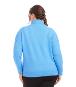 Plus Size Mock Neck Sweater