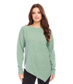 Petite Size Asymmetric Hem Sweater