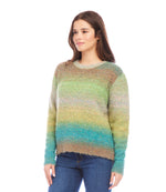 Petite Size Ombre Boucle Sweater