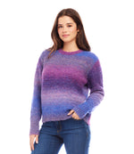 Petite Size Ombre Boucle Sweater