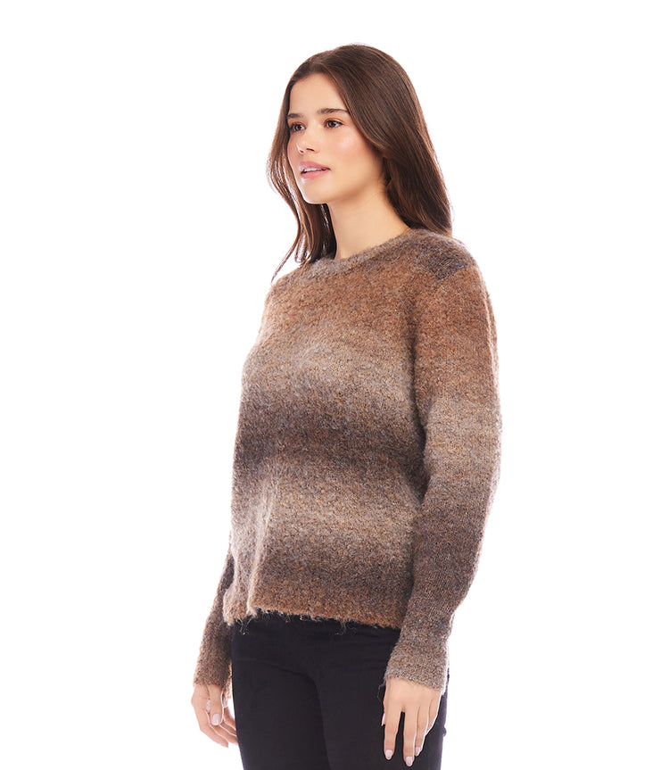 Ombre Boucle Sweater