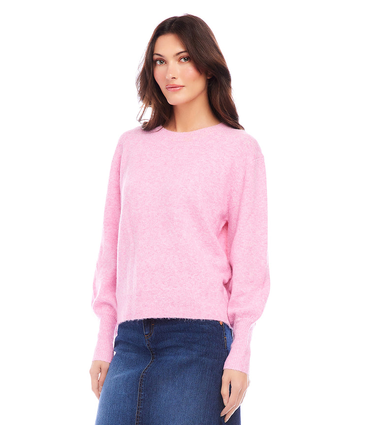 Petite Size Blouson Sleeve Sweater