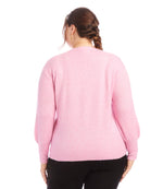 Plus Size Blouson Sleeve Sweater