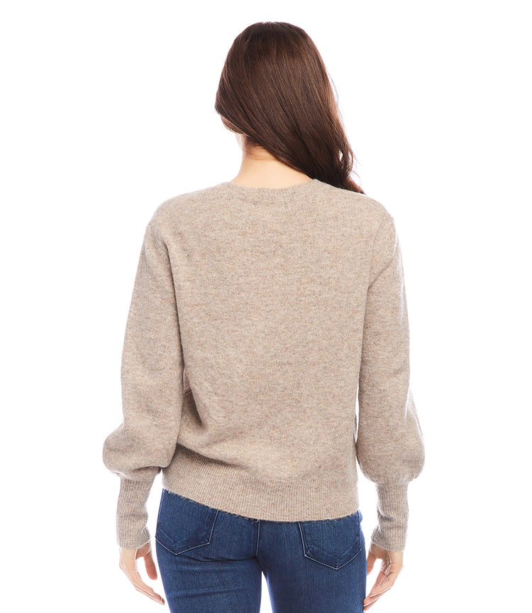 Blouson Sleeve Sweater