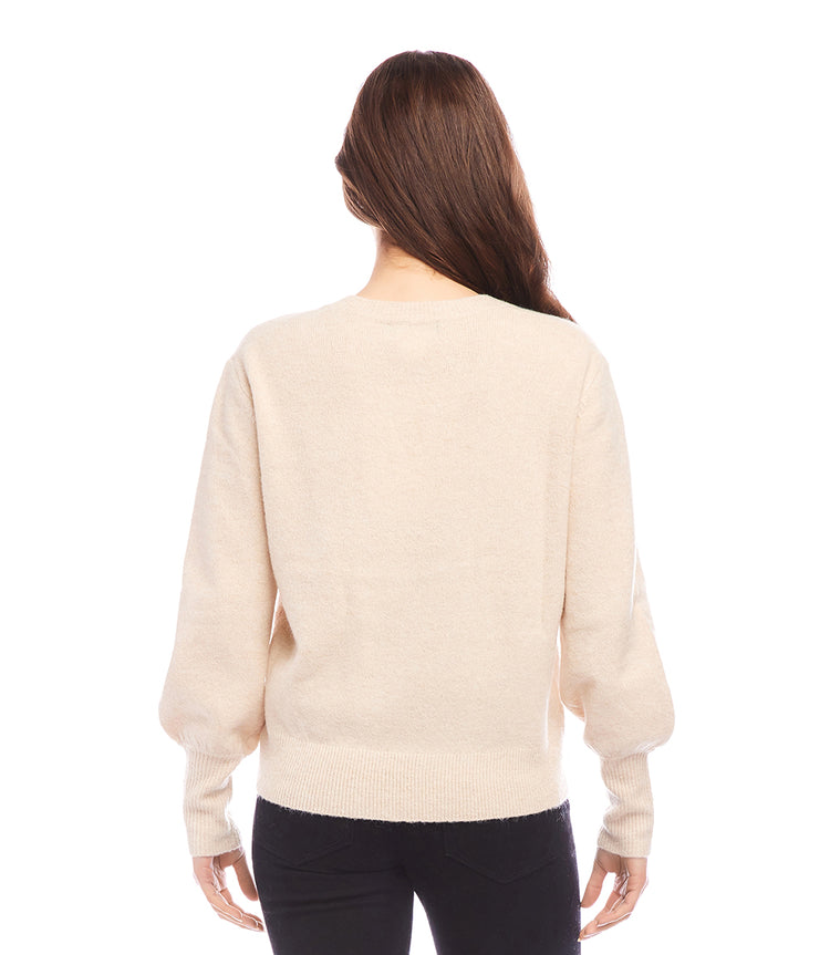 Blouson Sleeve Sweater