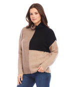 Petite Size Colorblock Sweater