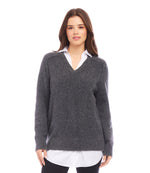 Petite Size Layered Sweater