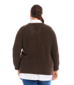 Plus Size Layered Sweater