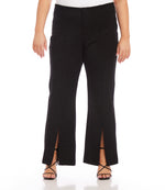 Plus Size Front Slit Pants