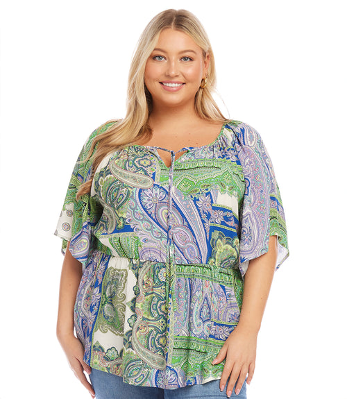Blouson Tops for Women Clearance, Womens Tops Plus Size Fashion