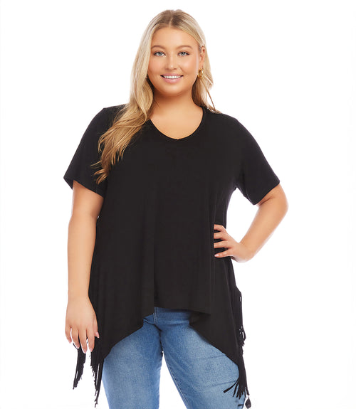 Black Top Plus Size Tops Women's Sweatshirts Tunic Tops to Wear