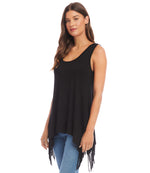 Sleeveless Fringe Top