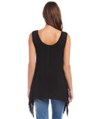 Sleeveless Fringe Top