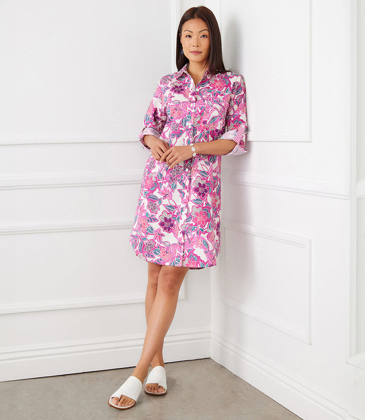 Floral Shirtdress