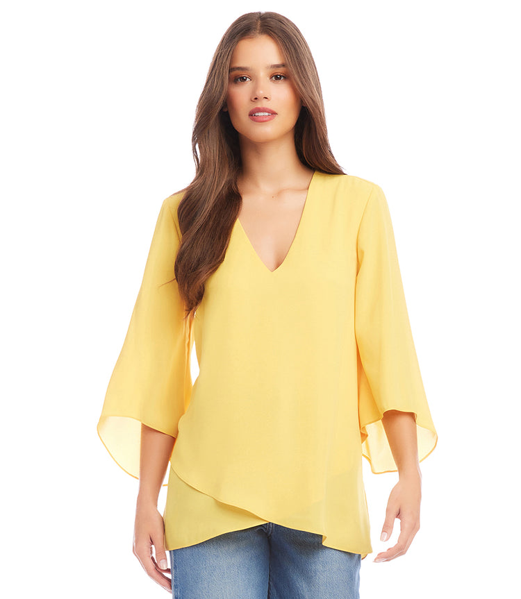 Bracelet Sleeve Asymmetric Top