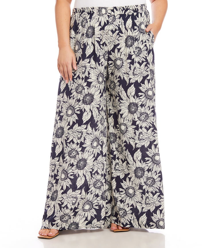 Plus Size Wide Leg Pants