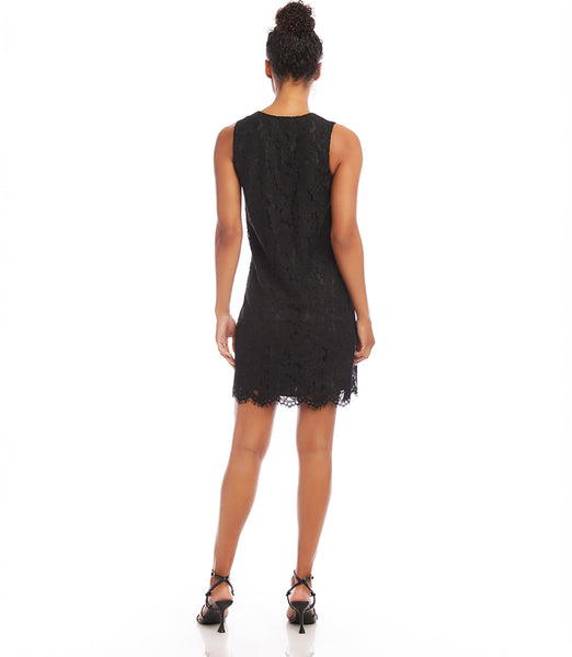 Black Lace Shift Dress | Karen Kane