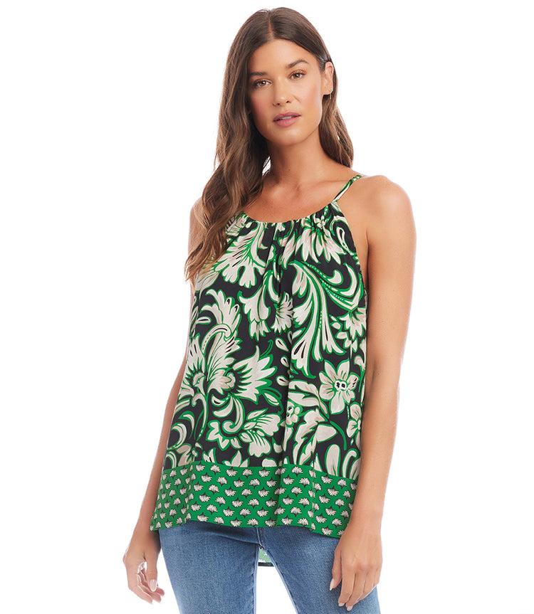 Border Print Tank