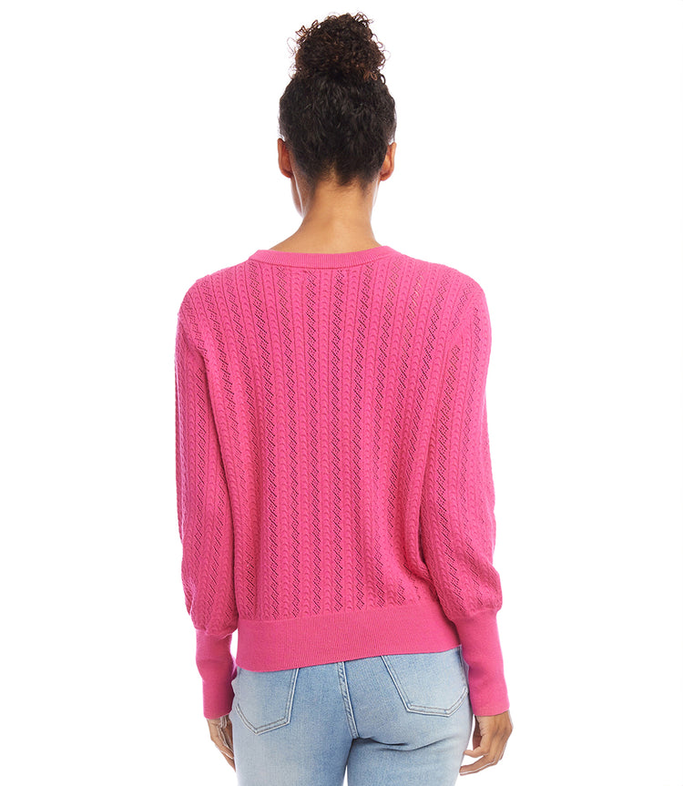 Pointelle Sweater