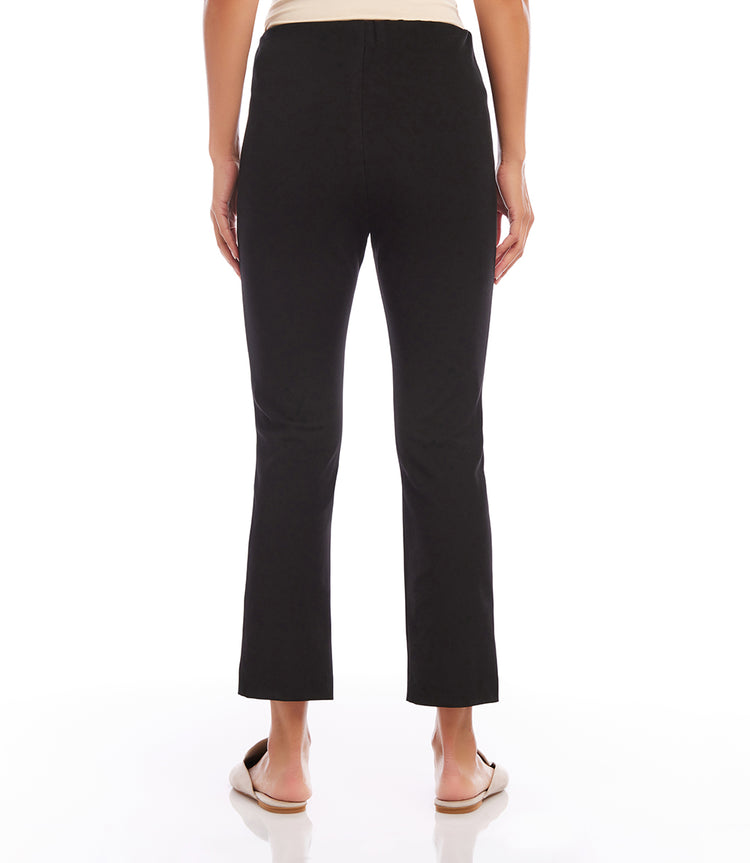 Petite Size Cropped Pintuck Pants