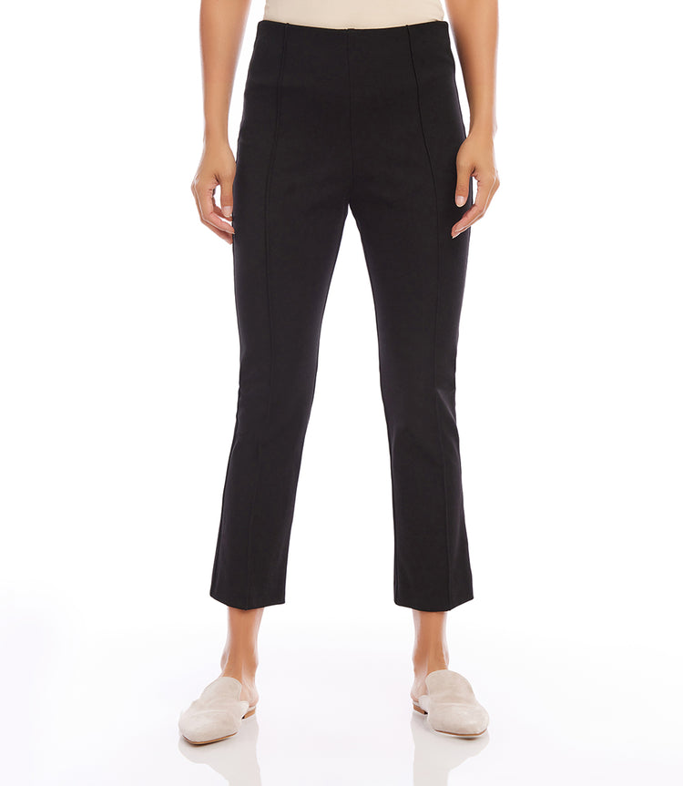 Petite Size Cropped Pintuck Pants