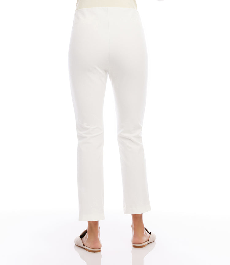 Cropped Pintuck Pants