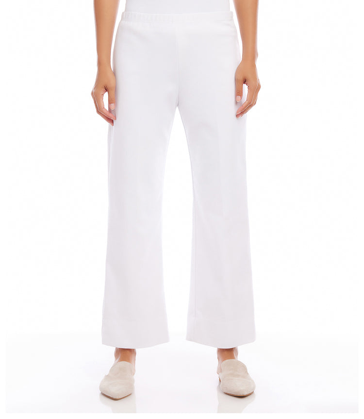 Petite Size Cropped Wide Leg Pants