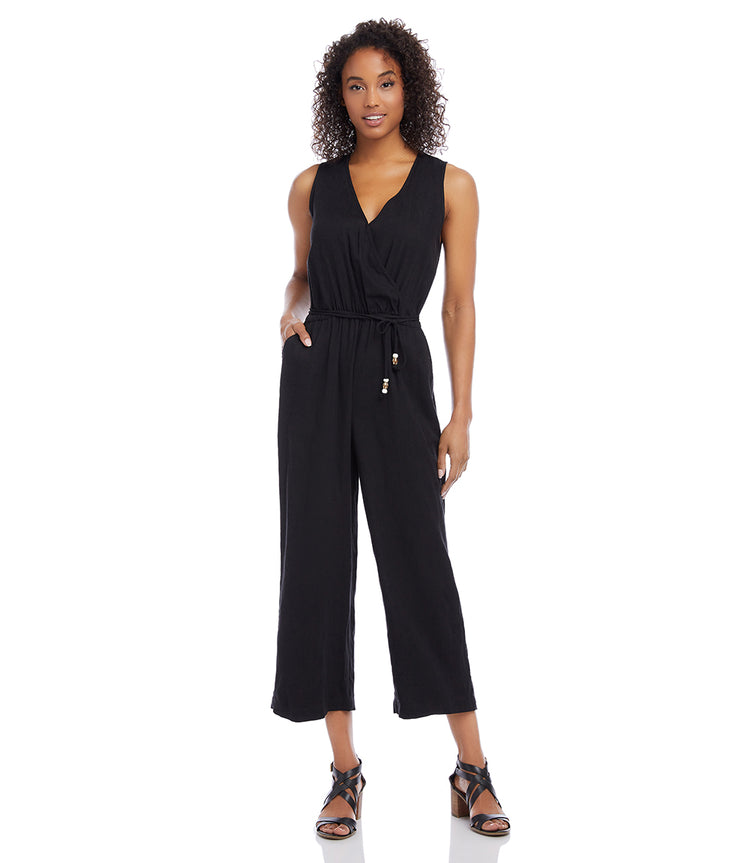 Petite cropped jumpsuit deals