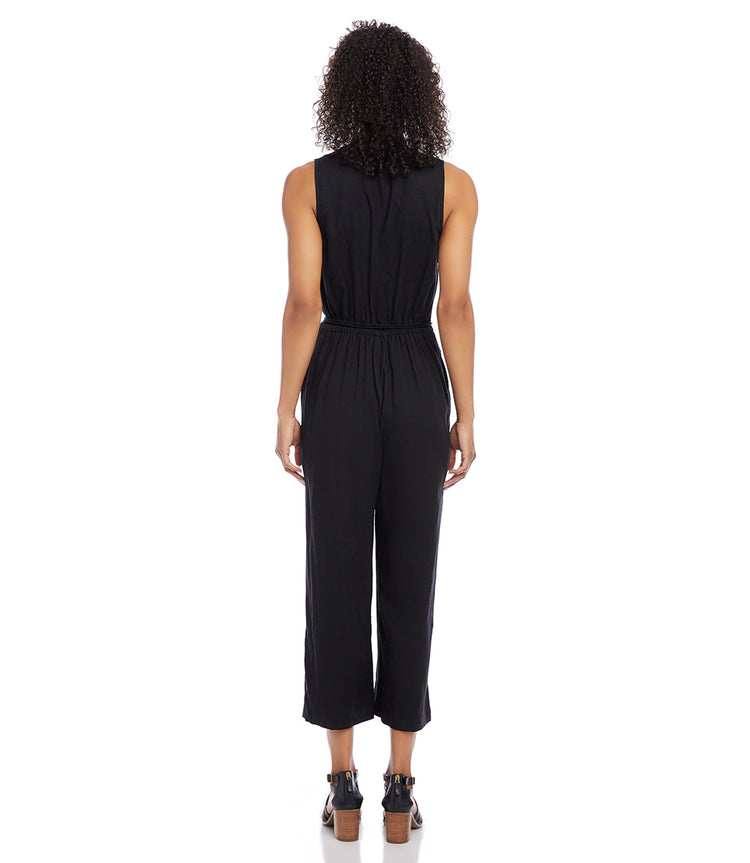 Petite jumpsuit cropped on sale