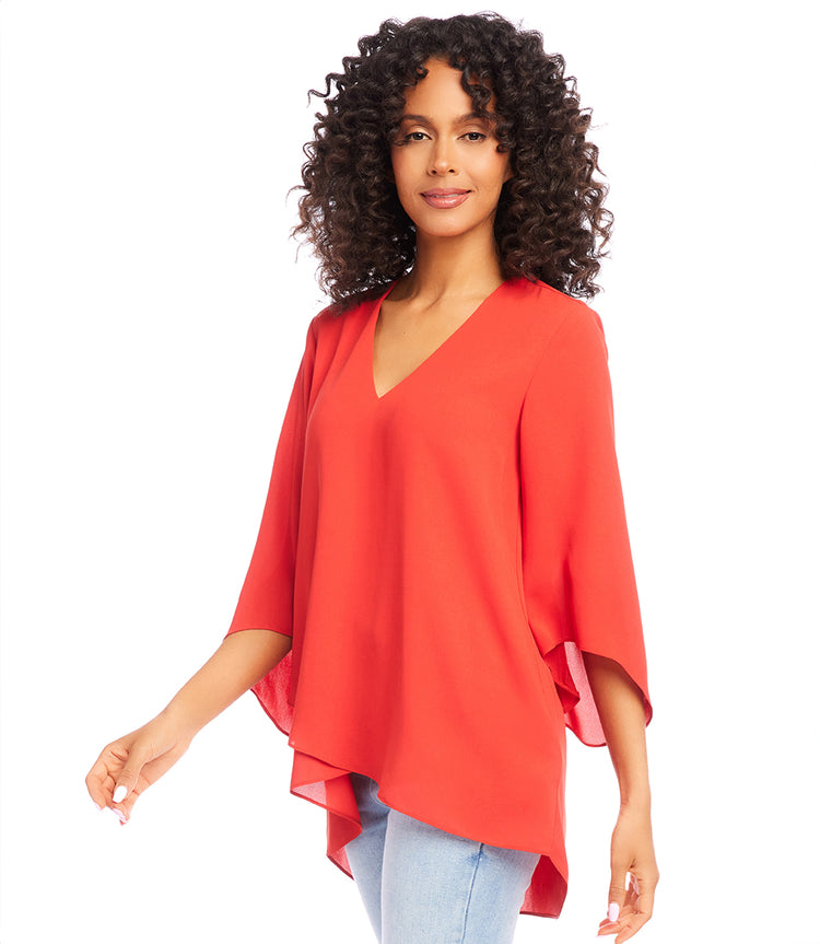 Bracelet Sleeve Asymmetric Top