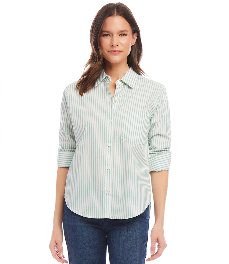 Ruched Sleeve Shirt